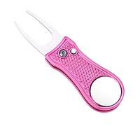 Mile High Life Divot Tool Pieghevole in Metallo Dotato di Pulsante e Marcatore Pallina da Golf Magnetico