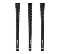 Mile High Life Manopole standard per mazze da golf | Set da 3, 13 pezzi | Set di impugnature da golf entry-level | Set di impugnature da golf junior (3 confezioni da donna/nero)