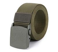 Mile High Life Title Cintura Nylon | Fibbia Militare | Regolabile Fino a 132 cm | Larghezza 3,81cm | Plastica Sicura TSA