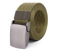 Mile High Life Title Cintura Nylon | Fibbia Militare | Regolabile Fino a 132 cm | Larghezza 3,81cm | Plastica Sicura TSA