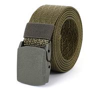 Mile High Life Title Cintura Nylon | Fibbia Militare | Regolabile Fino a 132 cm | Larghezza 3,81cm | Plastica Sicura TSA