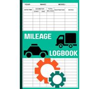 Mileage Log Book: Auto Mileage Journal, Odometer Tracker Logbook, Automotive Miles Tracker for Small Business or Personal Taxes - Car, Truck & Vehicle Record Keeper