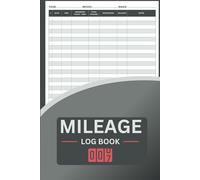 Mileage Log Book for Car: Odometer Tracker & Auto Mileage Journal to Keep Track of Automotive Miles for Small Business or Personal Taxes (111 Pages, A5)