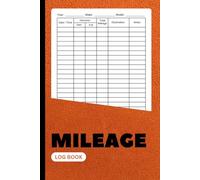 Mileage Log Book: Odometer & Trip Tracker for Business or Personal Use | Auto Mileage Journal for Tax Deduction & Reimbursement | 6x9 Inches | 100+ Pages