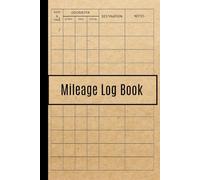 Mileage Log Book: Track Vehicle Mileage, Odometer Readings & Business Trips with Ease