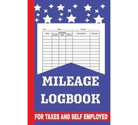 MILEAGE LOGBOOK: FOR TAXES AND SELF EMPLOYED |Track and Record Every Auto Mile - A Reliable Logbook for Accounting & Auditing Needs"|6x9inches |110 pages|matte finish|