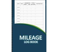 Mileage Record Book: Odometer & Mileage Record Keeper for Company Cars, Trucks, and Drivers