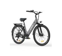MileCity 1 Bicicletta Elettrica 26” Per La Città, Perfetta Per Il Commuting Urbano. Autonomia Di 120 Km, Motore Da 250W, Batteria 36V 13Ah, Velocità Max 25 Km/H, 7 Marce, Freni A Disco, Comfort E Mile