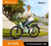 ENGWE MileCity 1 E-Bike da 26" per pendolari urbani, portata 120 km, motore da 250 W, batteria 36 V 13 Ah, velocità 25 km/h, 7 marce, freni a disco