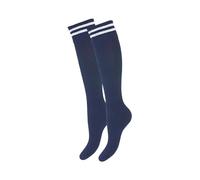 Milena Calze Alte Sopra Il Ginocchio Donna - Elastiche, Morbide e Traspiranti, Stile Casual Elegante, Perfette per Cosplay, Lavoro e Tempo Libero, Comode Tutto il Giorno - blu navy