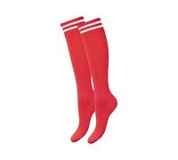 Milena Calze Alte Sopra Il Ginocchio Donna - Elastiche, Morbide e Traspiranti, Stile Casual Elegante, Perfette per Cosplay, Lavoro e Tempo Libero, Comode Tutto il Giorno - rosso