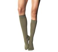 MILENA Calze Donna Sopra il Ginocchio - Calze Eleganti e Traspiranti per Moda, Cosplay, Sport e Uso Quotidiano - Calzini Lunghi Comodi e Versatili, Perfette per Gonne e Shorts, Verde oliva EUR (37-41)