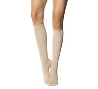 MILENA Calze Donna Sopra il Ginocchio - Calze Eleganti e Traspiranti per Moda, Cosplay, Sport e Uso Quotidiano - Calzini Lunghi Comodi e Versatili, Perfette per Gonne e Shorts, Beige EUR (37-41)