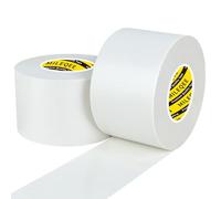 MILEQEE 2 rotoli, nastro di riparazione, nastro bianco, 50 mm x 20 m, nastro adesivo forte, sigillatura, fissaggio, giunzione, per ufficio, casa, industria
