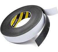 MILEQEE Nastro sigillante autoadesivo da 5 m, 30 mm x 5 m, in gommapiuma, colore nero, collisione, impermeabile/antipolvere, protezione da frontiere, paraurti