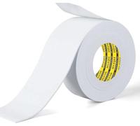 MILEQEE Striscia paraspifferi per porte, guarnizione per porta, 5 m (lunghezza) x 50 mm (larghezza) x 3 mm (spessore), nastro autoadesivo in schiuma anti-rumore, anti-vento, per armadi, roulotte