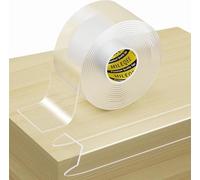 MILEQEE Striscia protettiva trasparente per bordi, 50 mm × 4 m, nastro adesivo protettivo per bordi taglienti, per armadietti, porte, scrivanie, tavoli in vetro, mobili, letto, piano di lavoro della