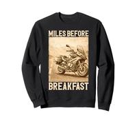 Miles Before Breakfast Moto Adventure Design Felpa