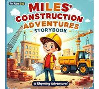 Miles' Construction Adventures Storybook: Big Machines, Teamwork, and Imagination for Kids Ages 3-6