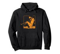 Miles Davis Jazz Music Orange Square Felpa con Cappuccio