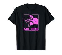 Miles Davis Jazz Music Pink Square Maglietta