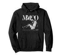 Miles Davis MD100 Grey Tromba Foto Felpa con Cappuccio