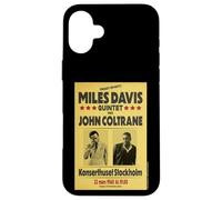 Miles Davis Quintetto e John Coltrane Stoccolma 1960 Custodia per iPhone 16 Plus