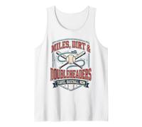 Miles Dirt Doubleheader Travel Baseball Sports Mamma Canotta