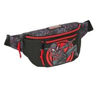 MILES MORALES - Marsupio con tasca esterna, ideale per giovani e bambini di diverse età, comodo e versatile, qualità e resistenza, 23 x 9 x 12 cm