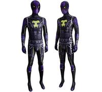 Miles Morales - Tuta intera per cosplay, Halloween, anime, gioco di ruolo