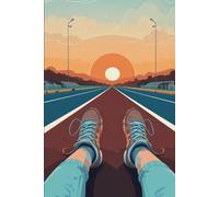 Miles of Dedication: Notebook for Runners: Grid Notebook • 100 Pages • Track Your Progress, Dreams, and Goals