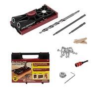 Milescraft 1325 Pocket Jig 200 - Kit completo per fori doppi/doppi tascabili, facile da usare, guida per trapano tascabile, maschera per viti con tutti gli accessori.