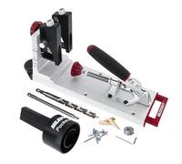 Milescraft 1327 Pocket Jig 400 - Maschera per fori tascabili autobloccanti in metallo, per impieghi gravosi, kit completo con punta, cacciavite e viti