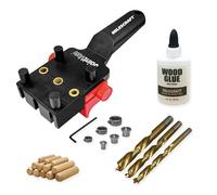 Milescraft DowelJigKit set completo di dime per la foratura small red
