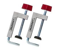 Milescraft Morsetti per recinzione 4009 - Confezione da 2 morsetti universali con asta da 3/8" per seghe da tavolo, troncatrici, banchi router e quadrati di bloccaggio