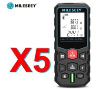 Mileseey Misuratore di distanza laser Roulette elettronica Laser Telemetro digitale a nastro Trena Metro Telemetro laser Nastro di misurazione