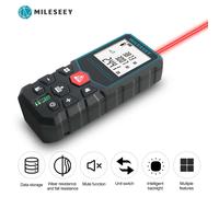 MILESEEY Misuratore di distanza laser X5 40M 60M 80M 100M Metro a nastro laser ad alta precisione, righello elettronico di misurazione multipla X5