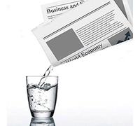 MilesMagic Mago apparendo e scomparendo liquido dal giornale Gimmick Prop Magic Trick