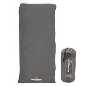 Milestone Camping 26700 Sacco a Pelo a Busta per 2 Stagioni con Isolamento Singolo Grigio e Arancione