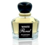 MILESTONE Perfumes White Floral Eau de Parfum a lunga durata da 100 ml, fragranza floreale elegante e fresca per donne sicure, perfetta per l'uso quotidiano e occasioni speciali