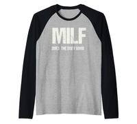 Milf Fa Il Corpo Bene Maglia con Maniche Raglan