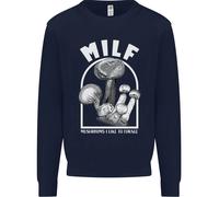 MILF Funghi Che Mi Piace Raccogliere Uomo Felpa Maglione
