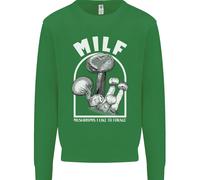 MILF Funghi Che Mi Piace Raccogliere Uomo Felpa Maglione