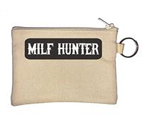Milf Hunter Portachiavi Portamonete Beige