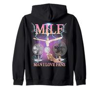 Milf Man I Love FansFunny Ironic Acronym Joke Felpa con Cappuccio