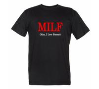 MILF Man I Love Ferrari Maglietta Tributo Formula 1 Hamilton Personalizzata