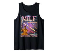 Milf Man I Love Flutes Funny Ironic Acronym Joke Canotta
