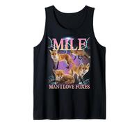 Milf Man I Love Foxes Funny Ironic Acronym Joke Canotta