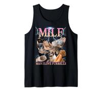 Milf Man I Love Furballs Funny Ironic Acronym Joke Canotta