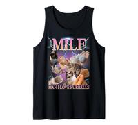 Milf Man I Love Furballs Funny Ironic Acronym Joke Canotta